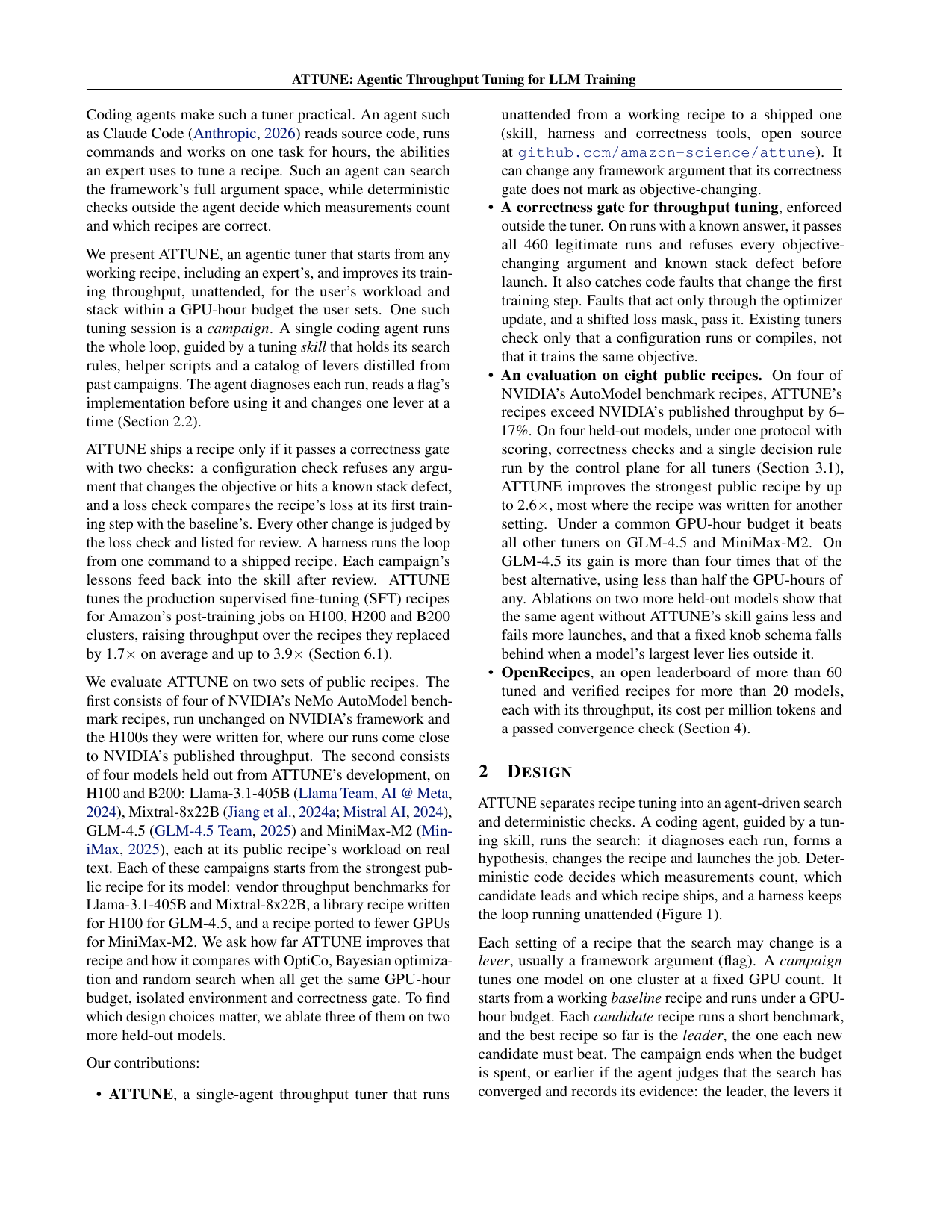 Method page: reason–act and gates.